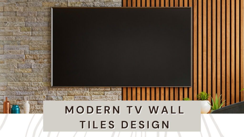 Modern TV Wall Tiles Design