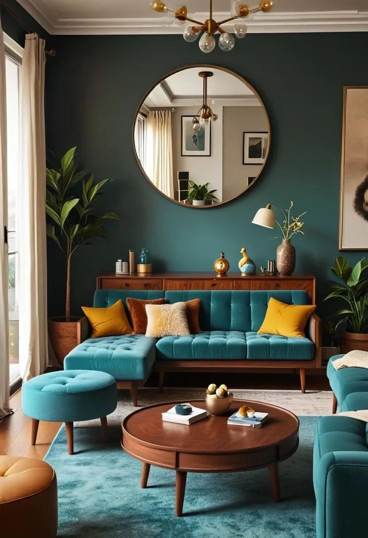 Mid Century Modern Living Room Design Ideas