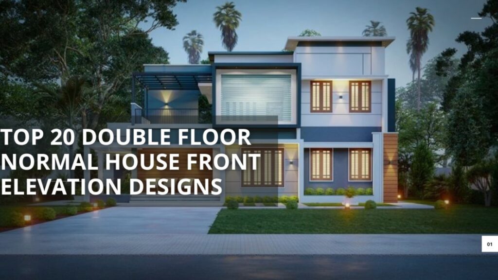 Double Floor Normal House Front Elevation Designs