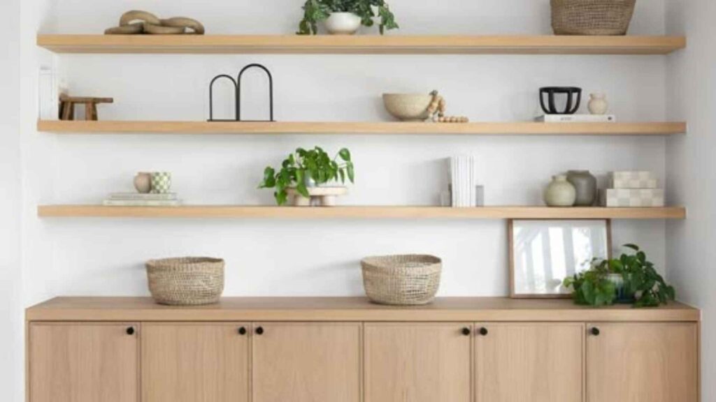 Open Shelving Cupboards