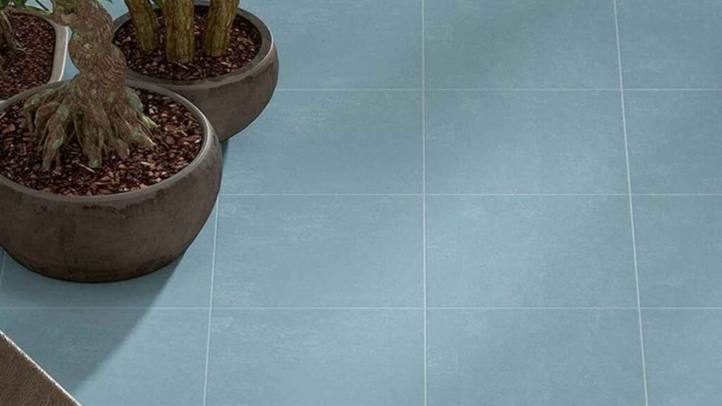 Ceramic Light Blue Floor Tiles