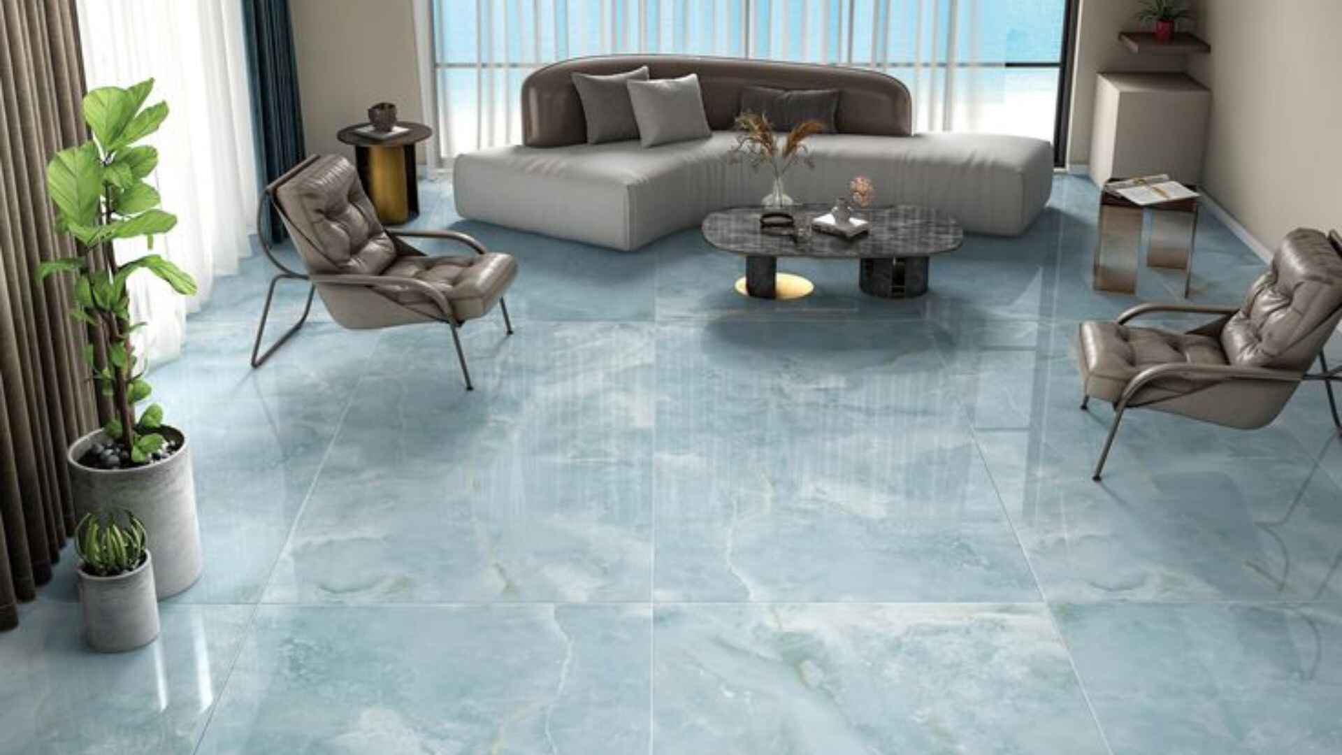 Top 50 Ceramic Light Blue Floor Tiles Designs