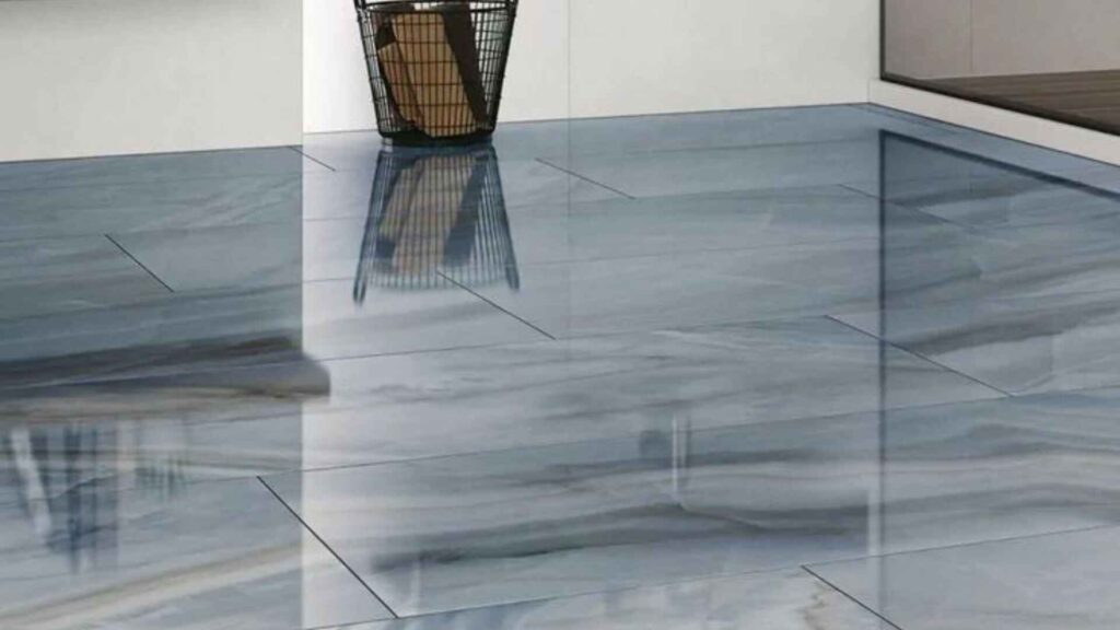 Ceramic Light Blue Floor Tiles