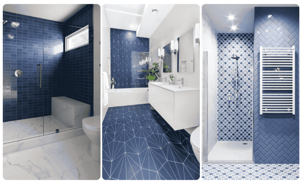 Blue Bathroom Tiles Design