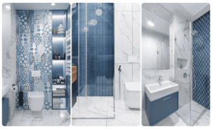 Blue Bathroom Tiles Design