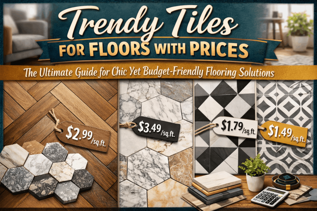 Trendy Tiles for Floors