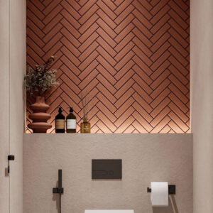 terracotta kitkat tiles