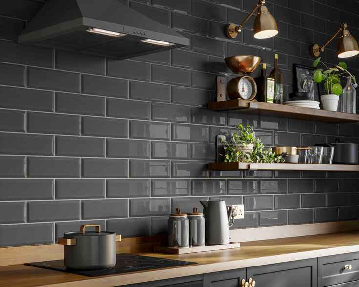 Simple Kitchen Wall Tiles Design