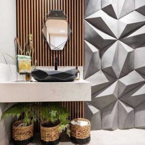 3d tiles in bathroom