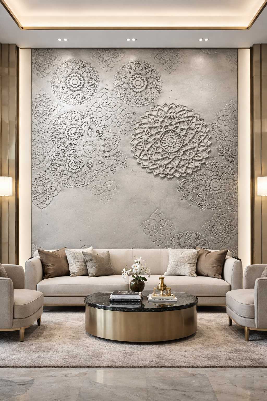 Highlighter Tiles for Living Room