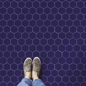 mosaic hexagon tiles
