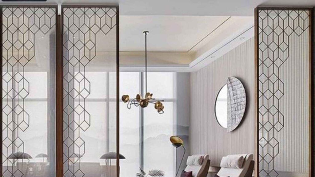 Living Room Unique Partition Designs