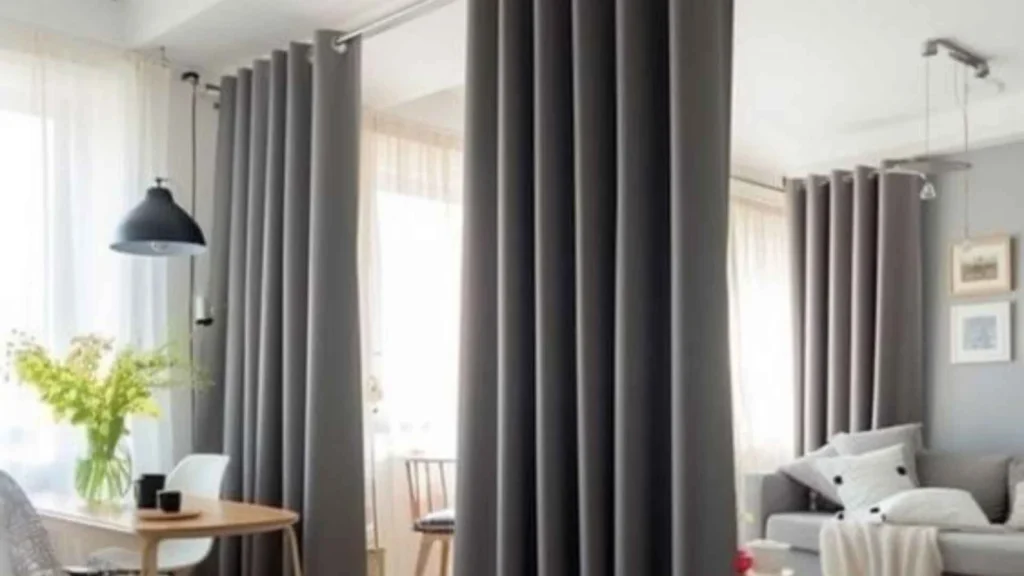 Living Room Unique Partition Designs
