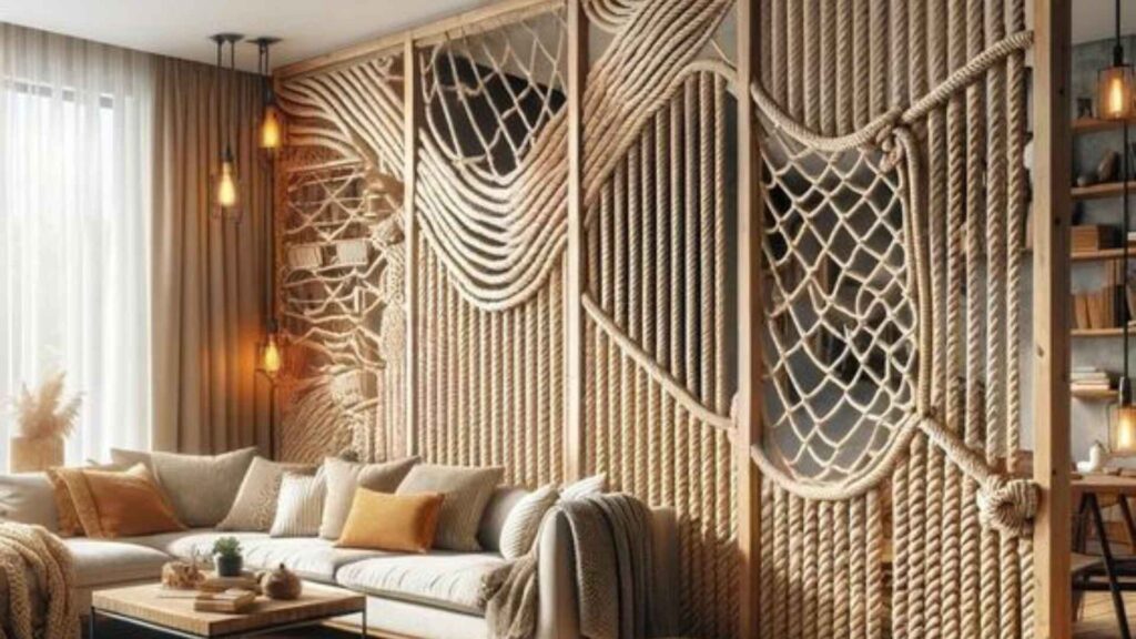 Living Room Unique Partition Designs