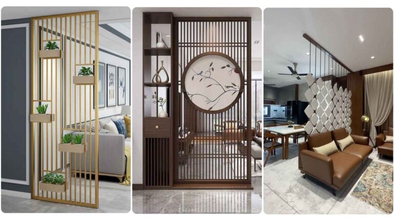Top 20 Living Room Unique Partition Designs Idea