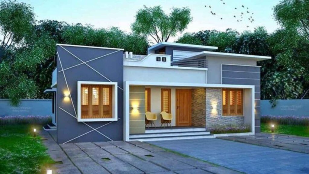 Simple Single Floor House Design