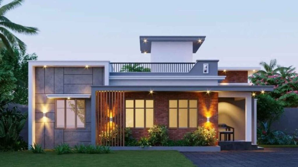 Simple Single Floor House Design