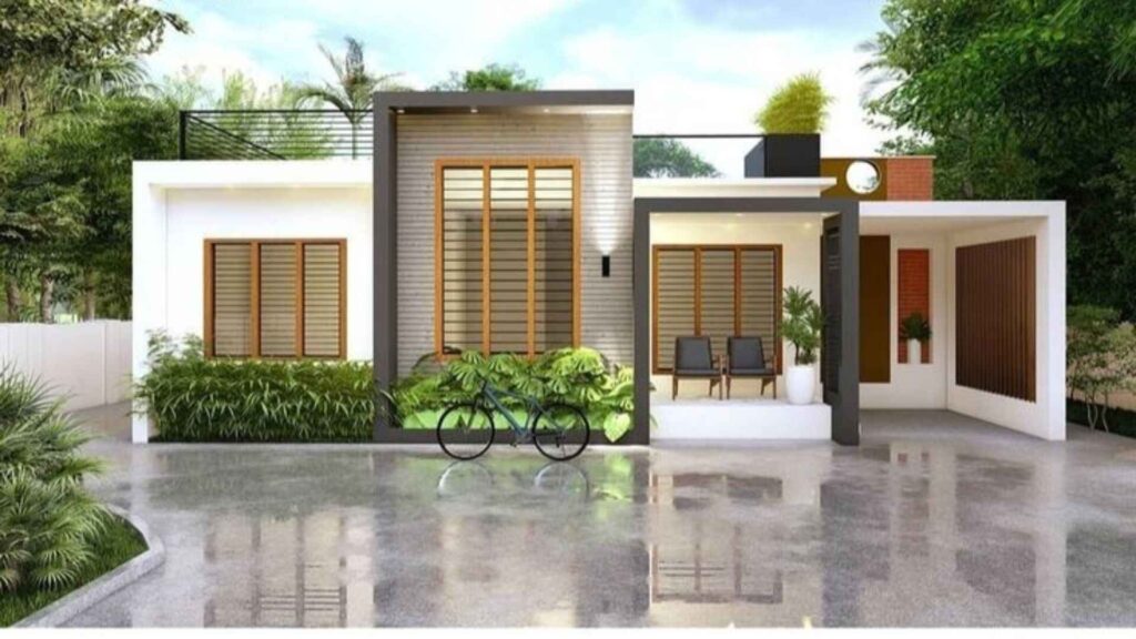 Simple Single Floor House Design