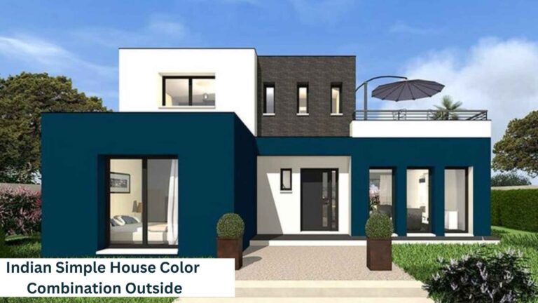 20 Indian Simple House Colour Combination Outside in 2024