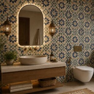 Moroccan Tiles bathroom