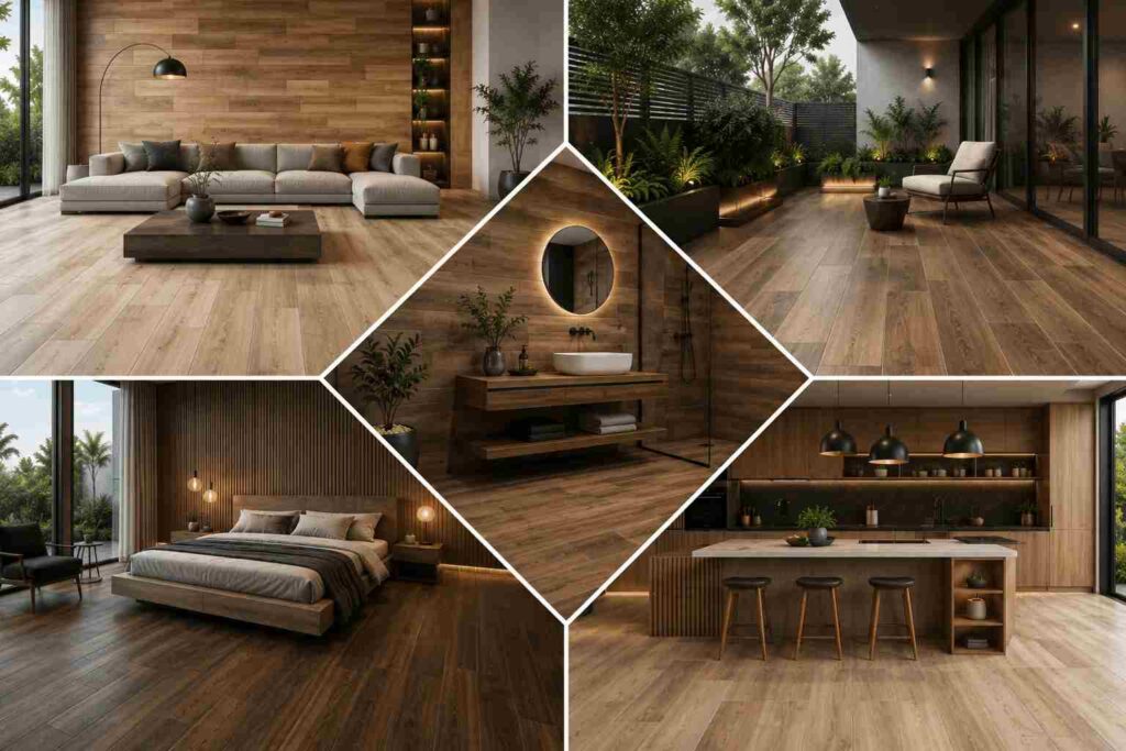 Wooden Plank Tiles