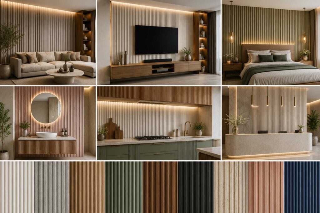Fluted Tiles Design