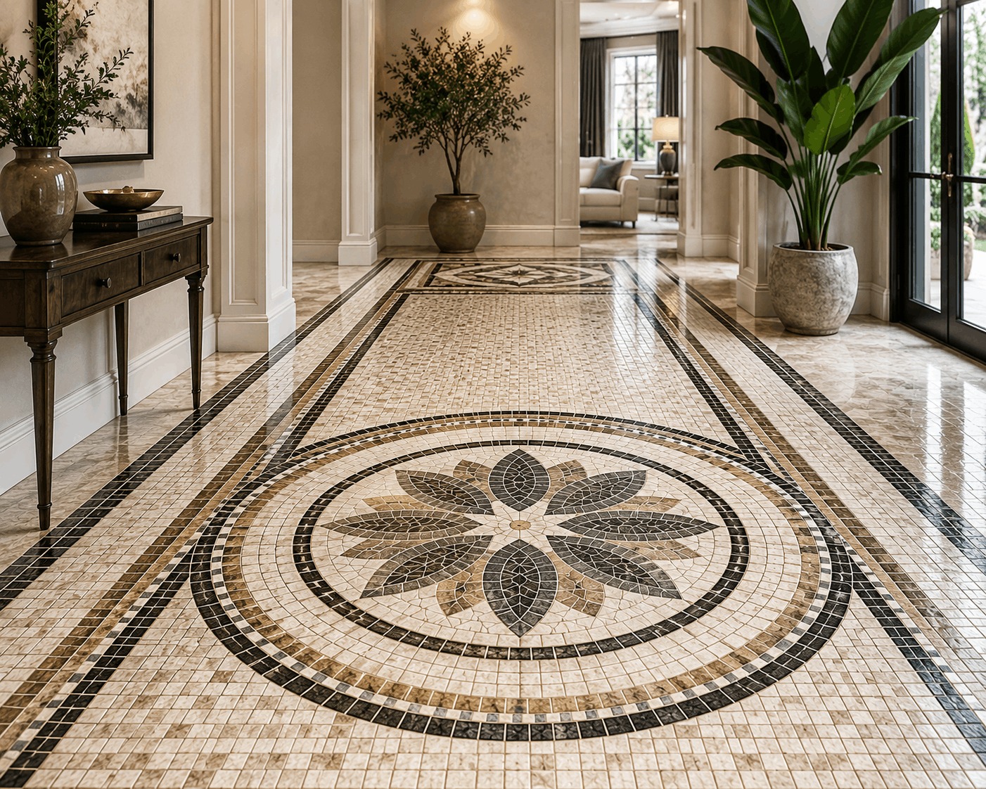 Mosaic tiles for Floor