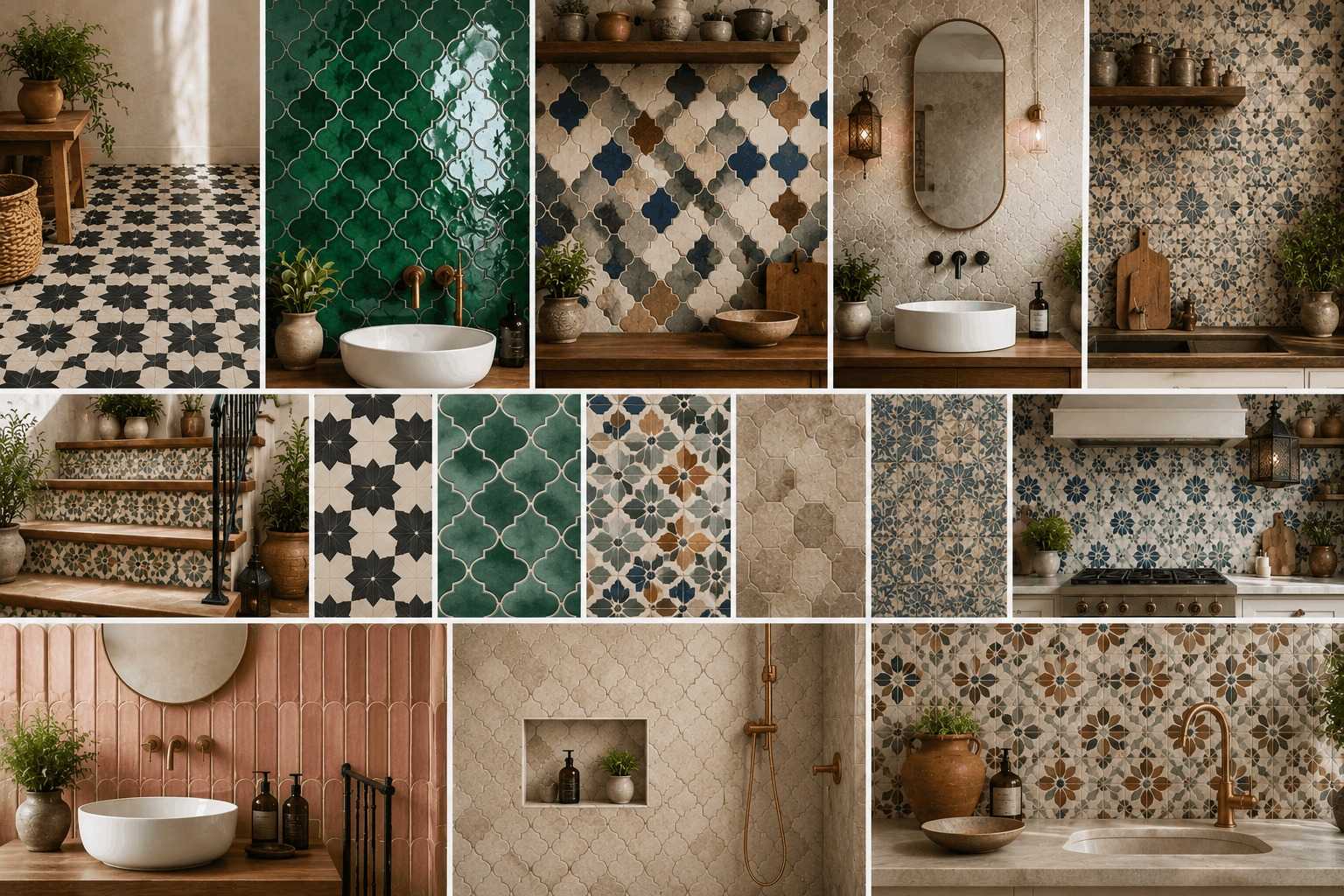 Moroccan Tiles Texture