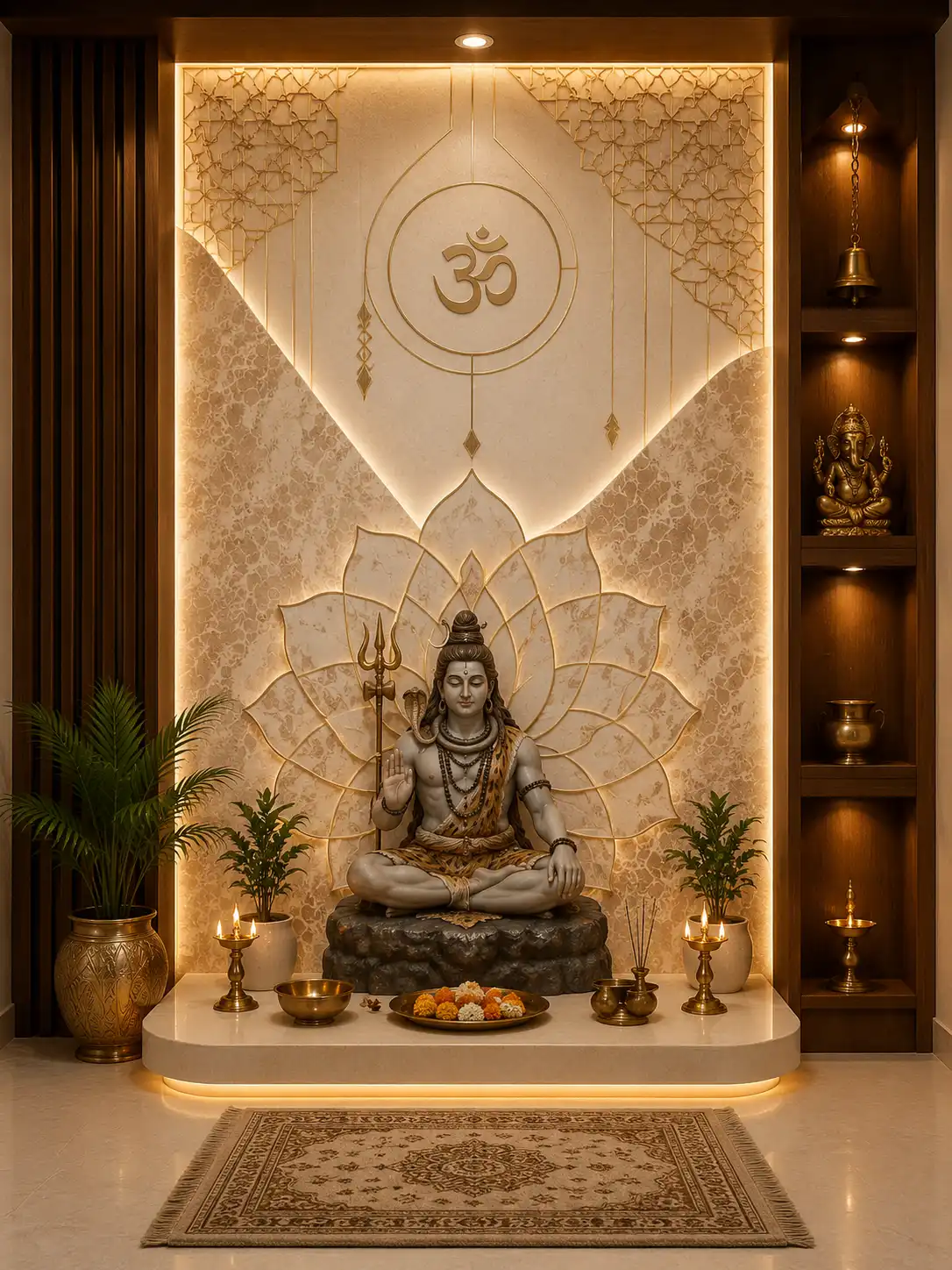 Pooja Room Tile Designs