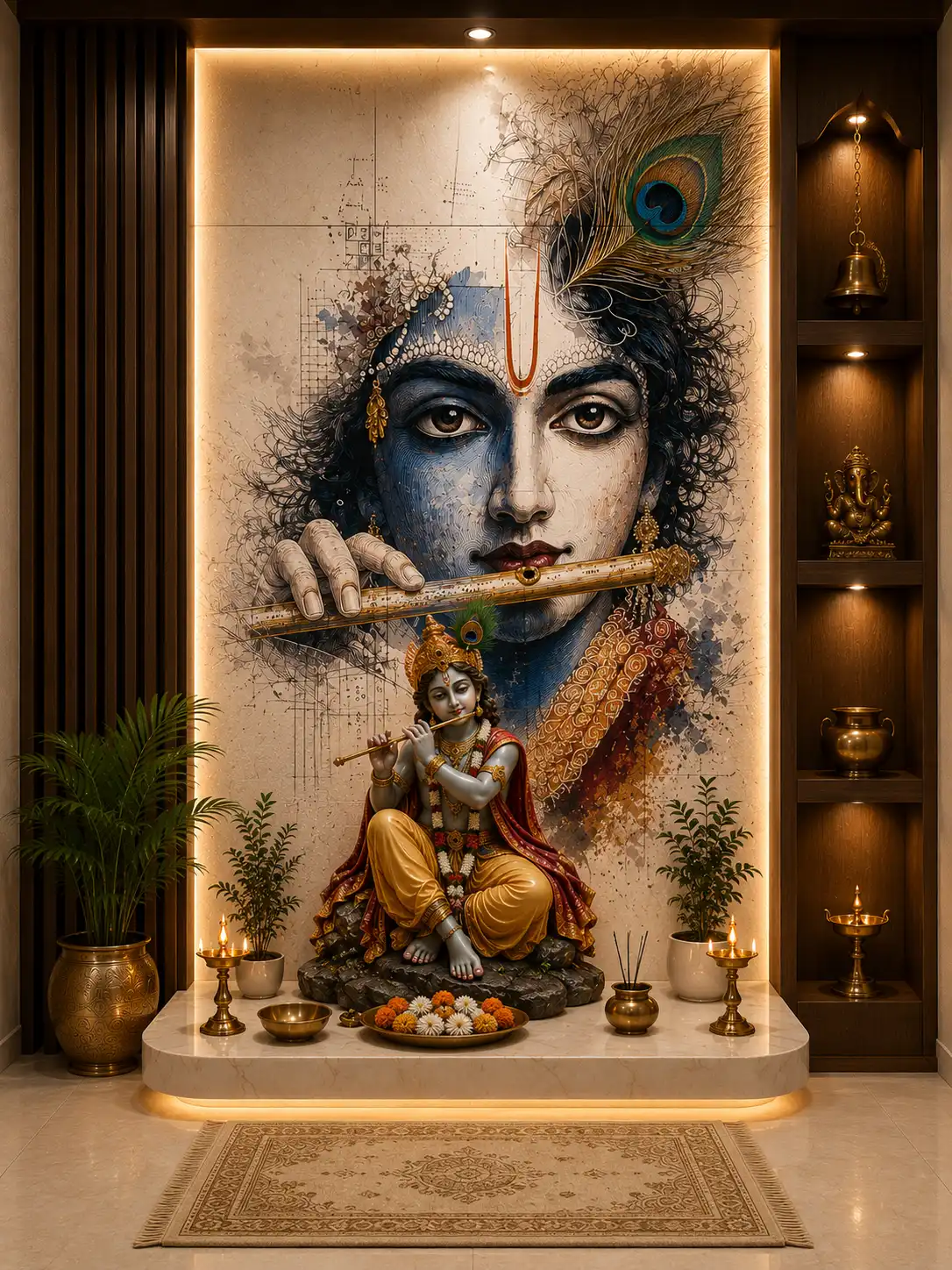 Pooja Room Tiles 2