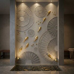 CNC Stone Wall Panel