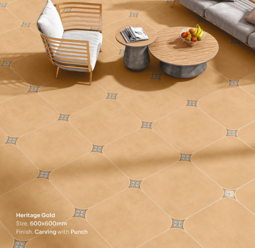 Moroccan Tiles 2x2 Feet Gold Heritage Collection - Image 3