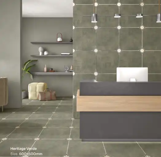 Moroccan Tiles 2x2 Feet Verde Heritage Collection - Image 3