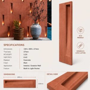 Wall highlighter tiles