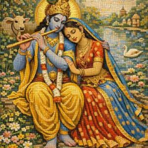 God Mural Mosaic Tiles design