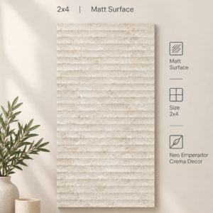 Neo Emperador Crema Decor – 2x4 Matt Surface