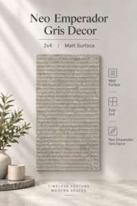 eo Emperador Gris Decor – 2x4 Matt Surface