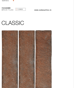 Classic Subway Tiles-75X300mm Brick Collection