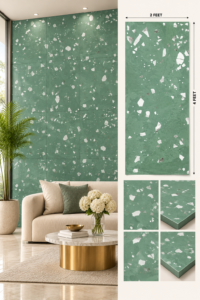 Terratile Verde – 2×4 Feet Floor Tiles | Rustic Matt