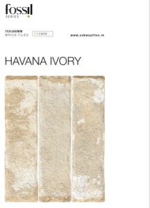 Havana Ivory Subway Tiles-75X300mm Brick Collection