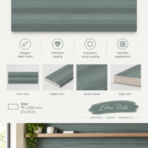 Fluted Tiles Libra Pista-75X300