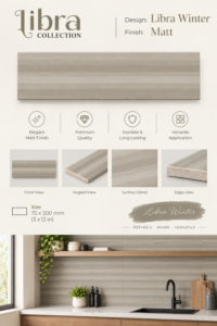 Fluted Tiles Libra Winter-75X300