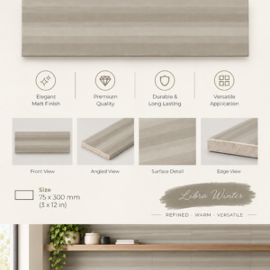 Fluted Tiles Libra Winter-75X300