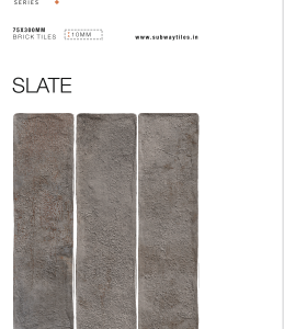 Slate Subway Tiles-75X300mm Brick Collection