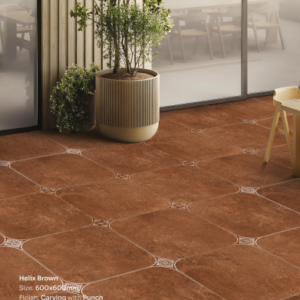 Moroccan Tiles Helix Brown