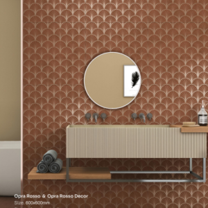 Moroccan Tiles 2×2 Opra Rosso