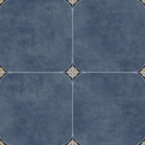 Moroccan Tiles 2×2 Heritage Azul Carving with Punch