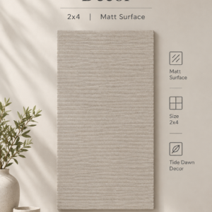 Tide Dawn Decor 2x4 | Matt Fluted Wall Tiles