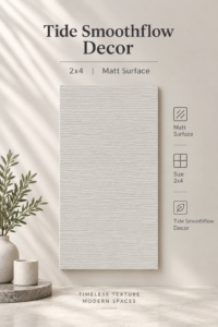 Tide Smoothflow Decor 2x4 | Matt Fluted Wall Tiles