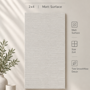 Tide Smoothflow Decor 2x4 | Matt Fluted Wall Tiles